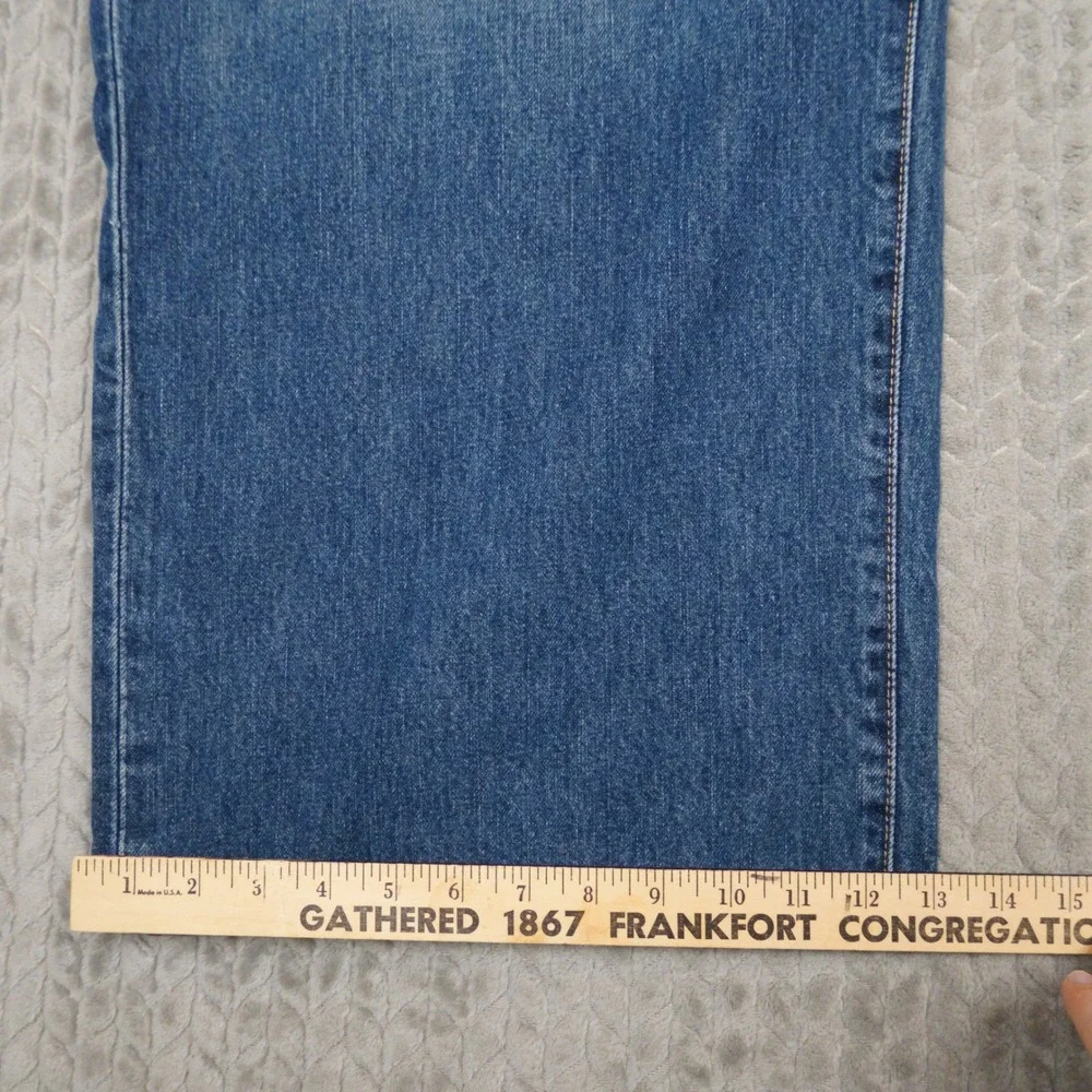 Polo Ralph Lauren Jeans Mens 58x32 Blue Straight Leg Denim Authentic Dungarees